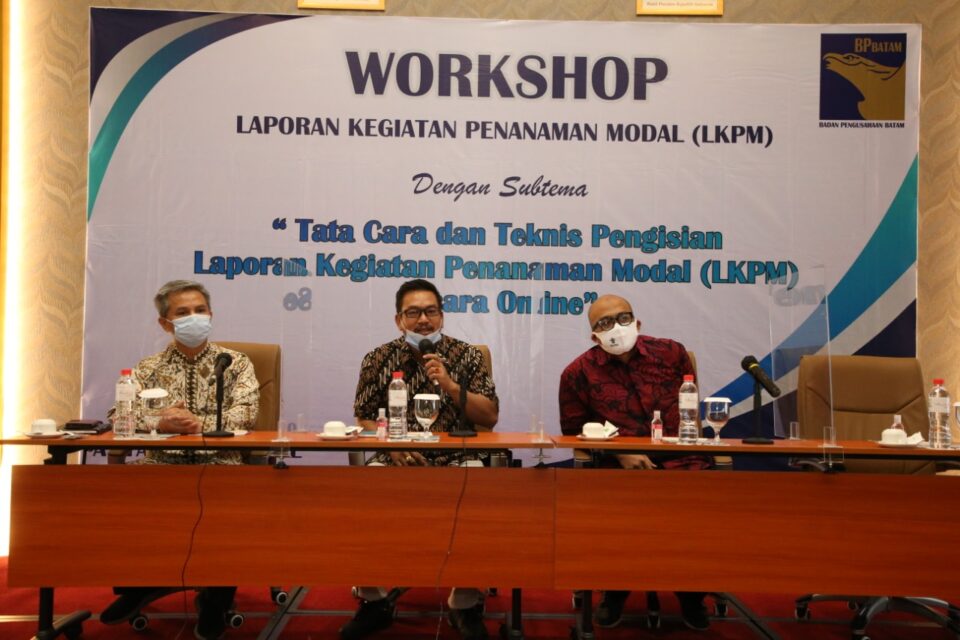 Pantau Realisasi Target Investasi, BP Batam Gelar Workshop LKPM. (foto: hms)