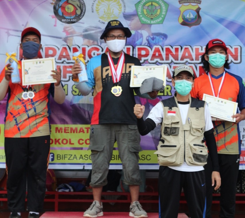 BIFZA ASC Raih Juara Umum Iluni UI Kepri Archery Festival 2020. (foto: hms)