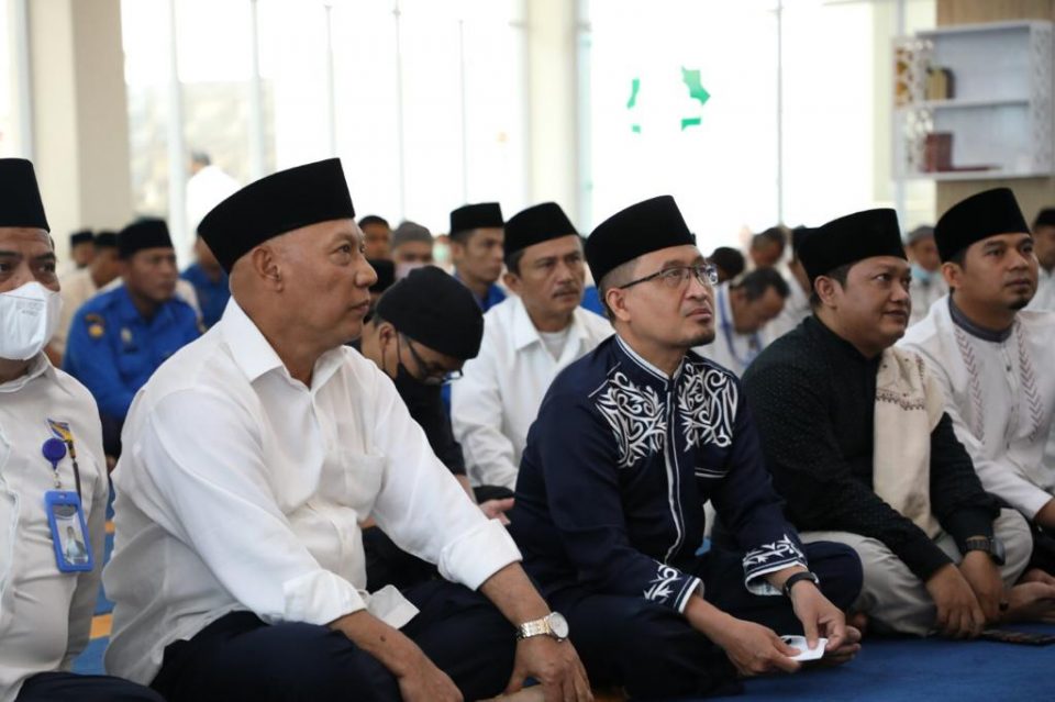 BP Batam Gelar Peringatan Maulid Nabi Muhammad SAW Tahun 2022, bertempat di Masjid Habibie BP Batam, Senin (10/10/2022) pagi. (hms)