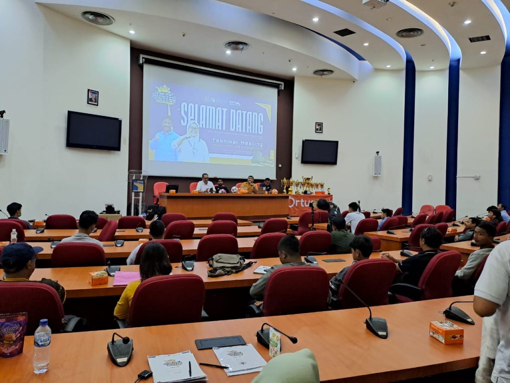 BP Batam Buka Teknikal Meeting Turnamen Futsal Istana Sport Cup 2023, Harapkan Masyarakat Sehat dan Sportif (Foto : hms)