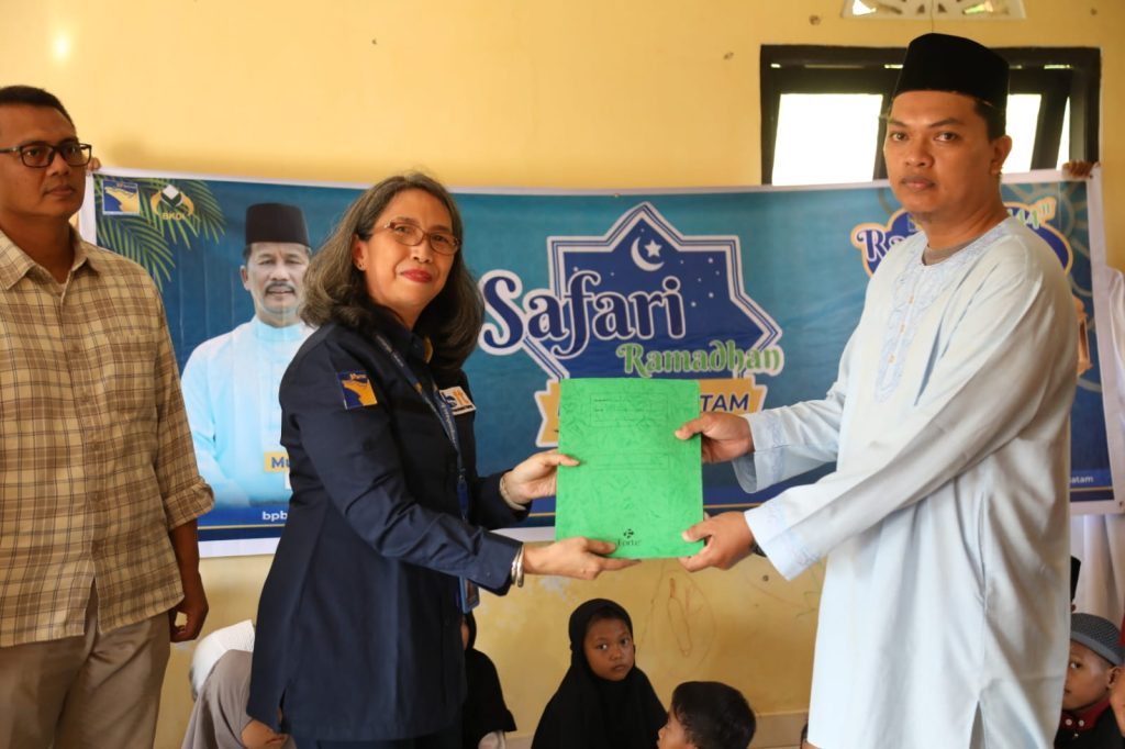 Bentuk Kepedulian, BP Batam Salurkan Bantuan ke Panti Asuhan Restu Ilahi (Foto : hms)