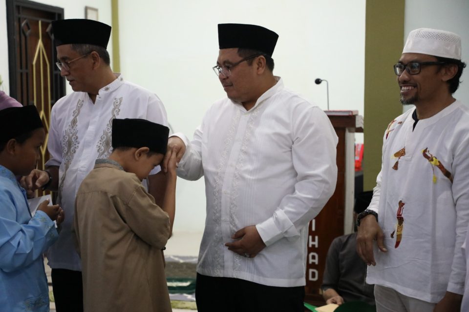 Sukacita Safari Ramadhan BP Batam di Masjid Al-Ijtihad Rusunawa Kabil (Foto : hms)