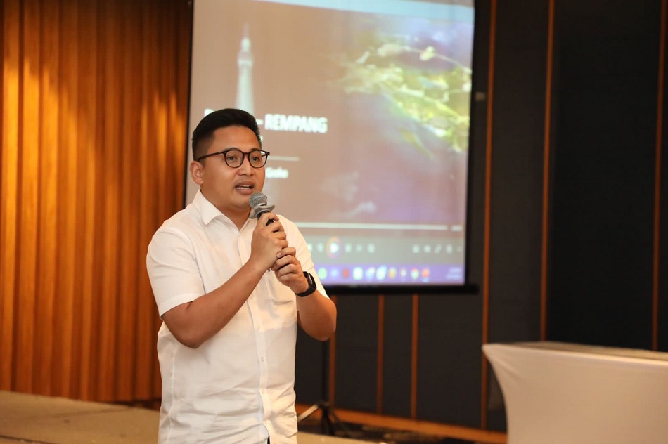 Komisaris sekaligus Juru Bicara PT MEG Fernaldi Anggadha. (hms)