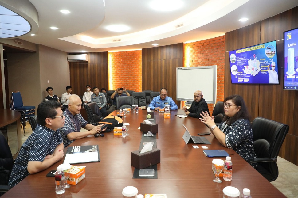 BP Batam kembali menerima kunjungan dari Wigetworks Pte Ltd, calon investor asal Singapura, Kamis (4/5/2023). (hms)