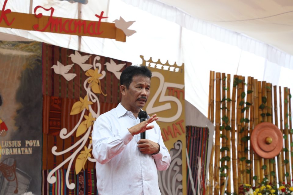 Muhammad Rudi Hadiri Perayaan Pesta Perak Imamat di Bintan, Apresiasi Kerukunan Umat Beragama (foto : hms)