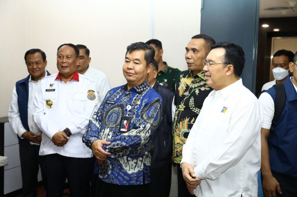 Dukcapil Kemendagri Gandeng BSSN dan INAFIS Polri, Tinjau Data Center BP Batam (Foto : hms)