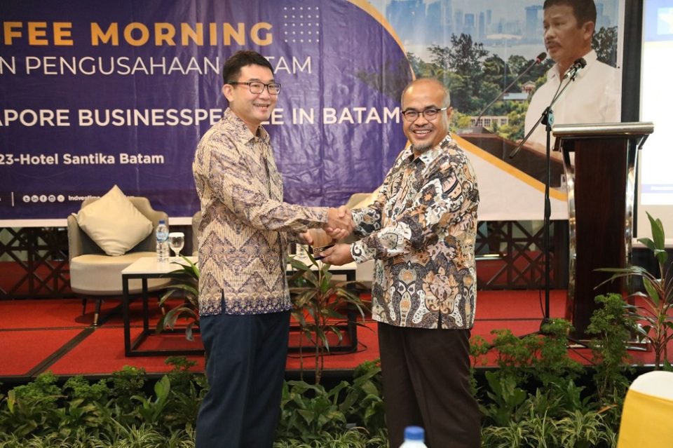 Dorong Pertumbuhan Ekonomi Batam, BP Batam Gelar Coffee Morning Bersama Pengusaha Singapura (foto : hms)