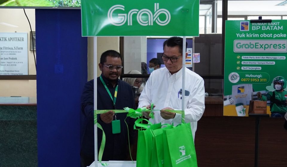 RSBP Batam meluncurkan program baru Tebus Obat Tanpa Antri Via GrabExpress (Foto : hms)