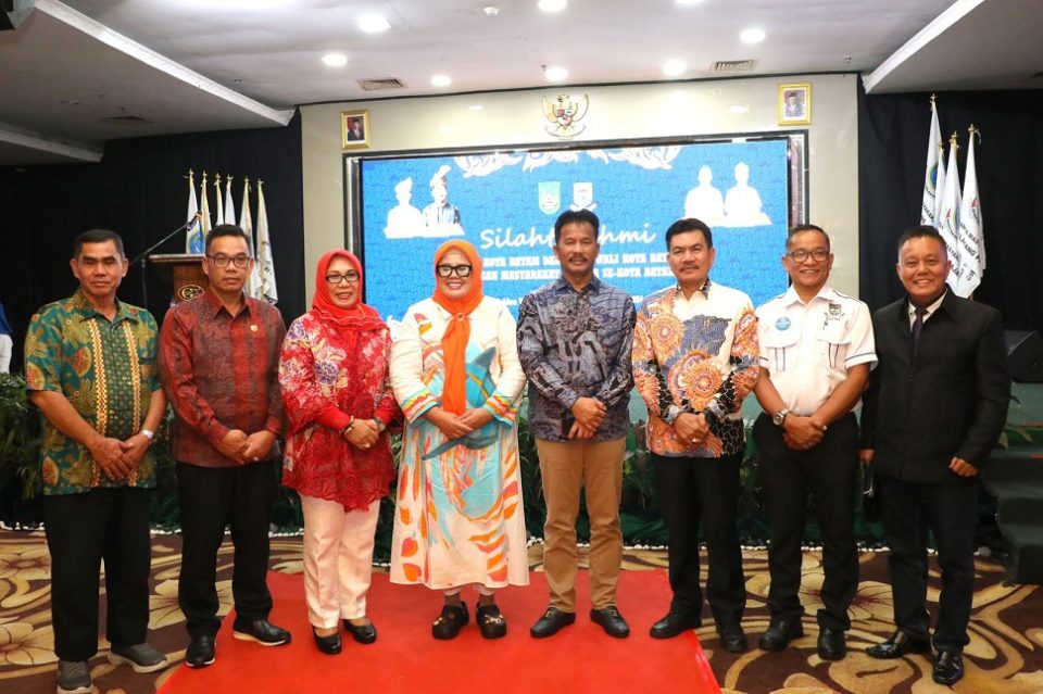 Muhammad Rudi saat menghadiri pelantikan pengurus Ikatan Masyarakat Bangka Kota Batam (Foto : hms)