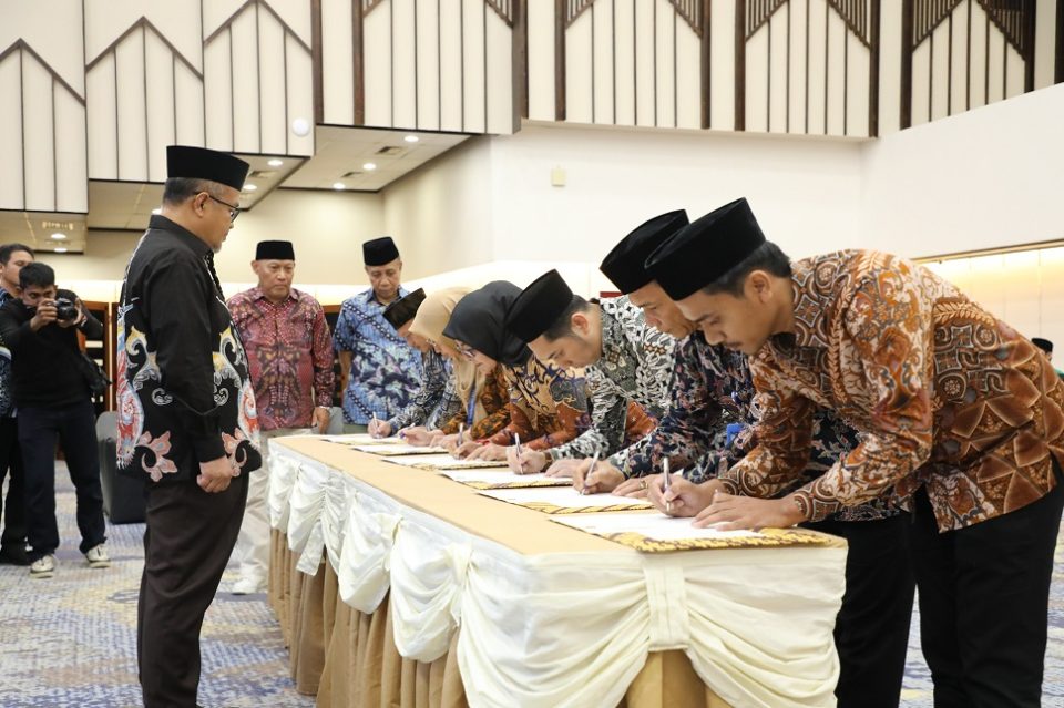 BP Batam melantik sebanyak 46 pejabat tingkat eselon III dan IV (Foto : hms)