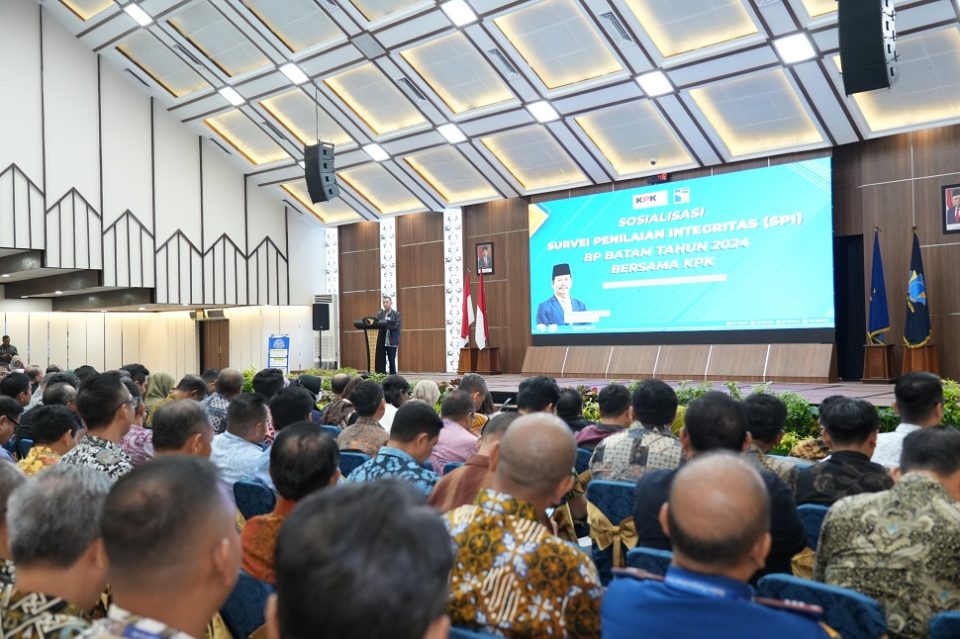 Sosialisasi Survei Penilaian Integritas (Foto : hms)