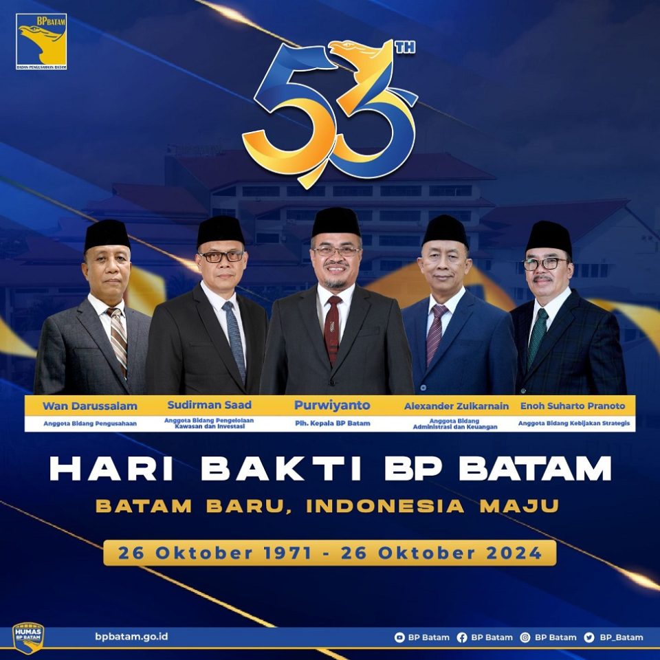 Peringatan Hari Bakti BP Batam ke-53 tahun 2024 (foto : hms)