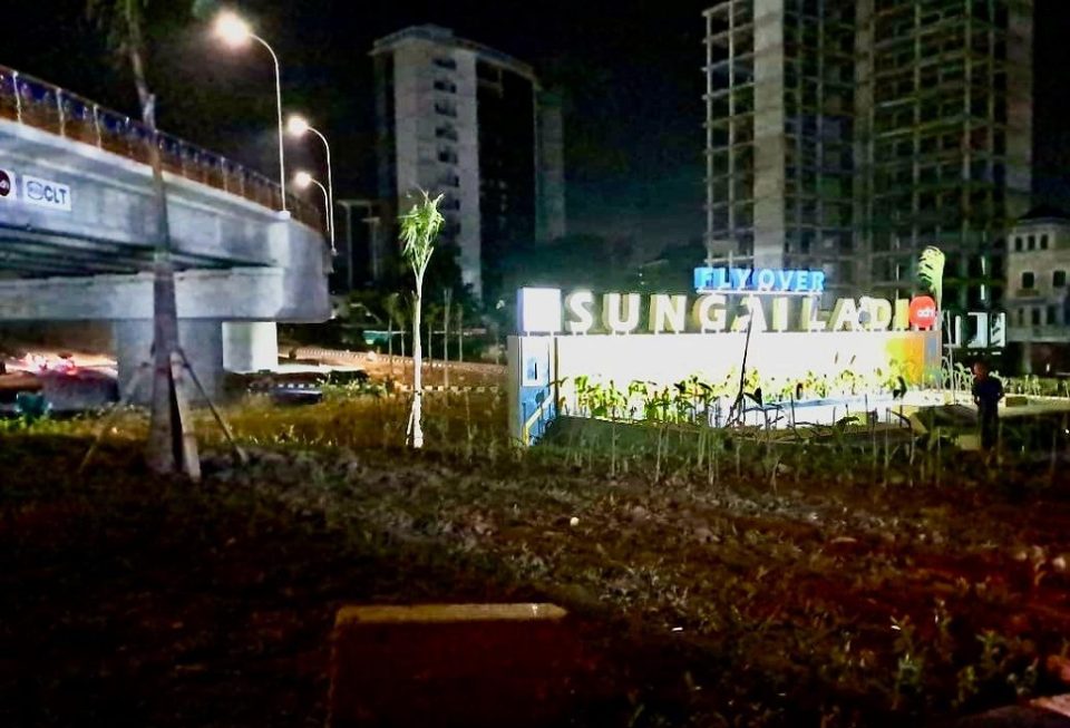 Flyover Sungai Ladi (foto : hms)