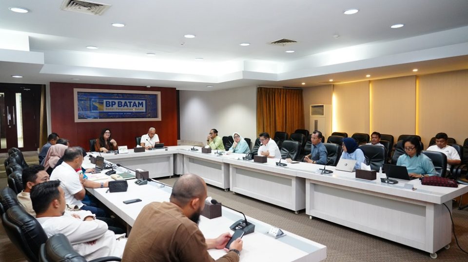 Rapat dengan BU SPAM BP Batam (Foto : hms)