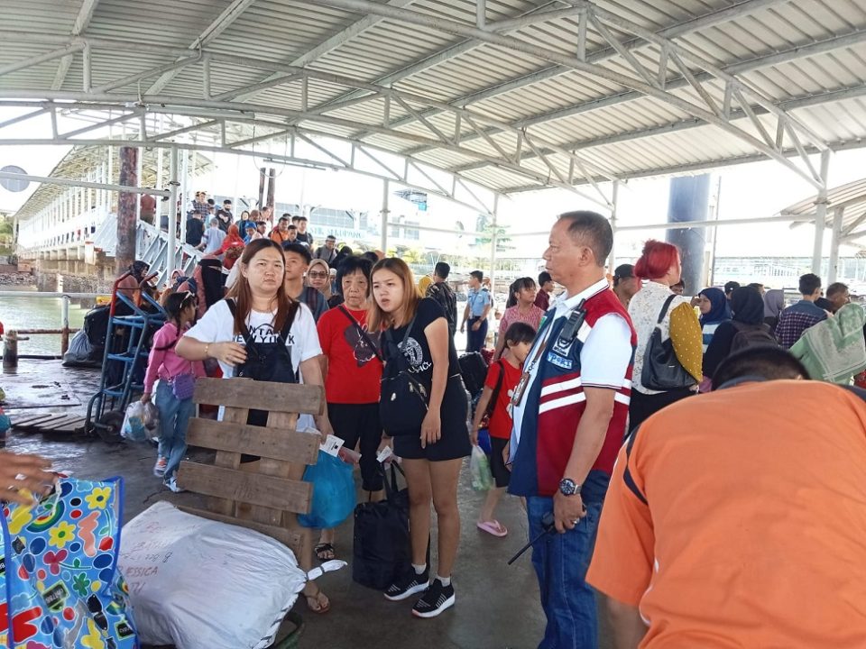 BP Batam Berikan fasilitas dan layanan guna memastikan kelancaran arus penumpang di pelabuhan (foto : hms)