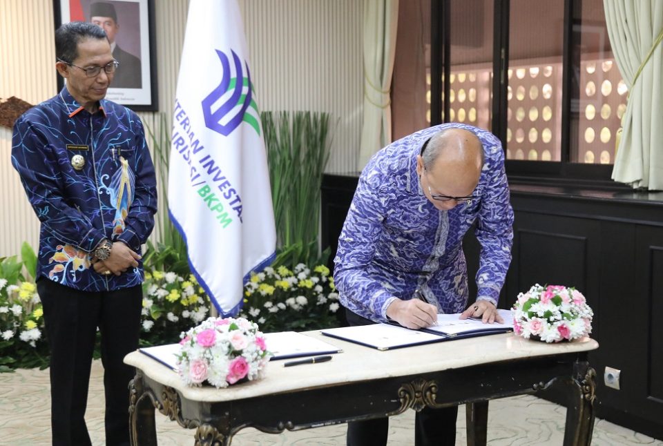 BP Batam resmi menandatangani Nota Kesepahaman bersama BKPM (foto : hms)