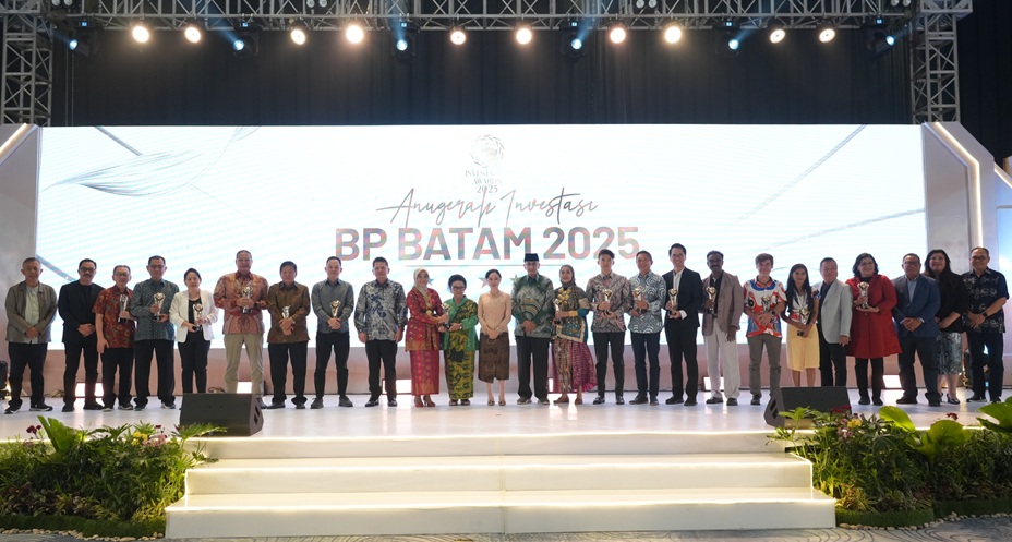 Penerima Anugerah Investasi BP Batam 2025 (foto : hms)