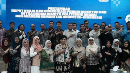 Rapat Kerja dan Koordinasi Forum Direktur dan Ketua Darma Wanita Politeknik Negeri dan Akademi Komunitas Negeri (foto: hms)