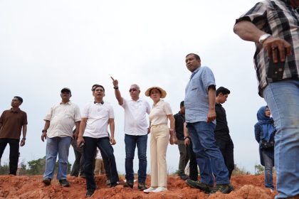 BP Batam Turun Tangan Tindak Aktivitas Tambang Pasir Ilegal Kampung Jabi (foto : hms)