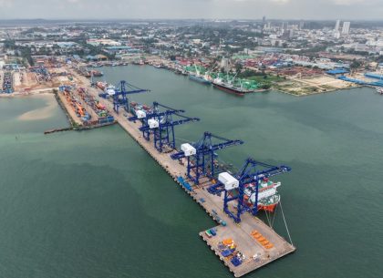 Terminal Peti Kemas Batu Ampar (foto : hms)