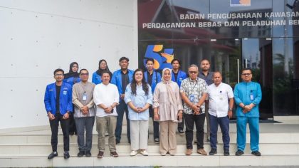 Audiensi pengurus Pergerakan Mahasiswa Islam Indonesia ke BP Batam (foto : hms)