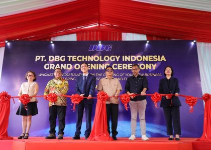 Peresmian fasilitas manufaktur PT DBG Technology Indonesia di Panbil (foto : hms)