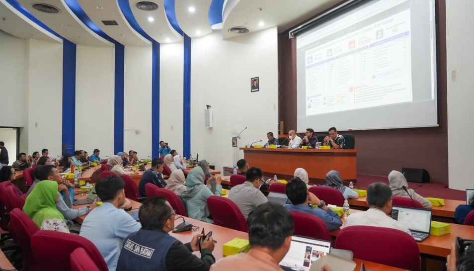 Rapat Koordinasi dan Sosialisasi Pengembangan Aplikasi Super Apps BP Batam (foto : hms)