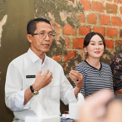 Kepala BP Batam, Amsakar Achmad dan Wakil Kepala BP Batam Li Claudia (foto : hms)