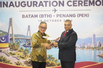 Seremoni pembukaan rute baru Batam–Penang (foto : hms)